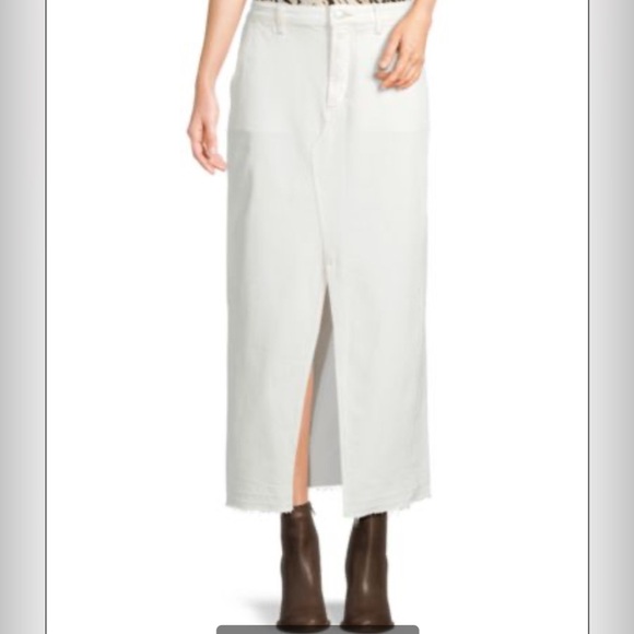 Rails Manhattan Slit Denim Maxi Skirt
